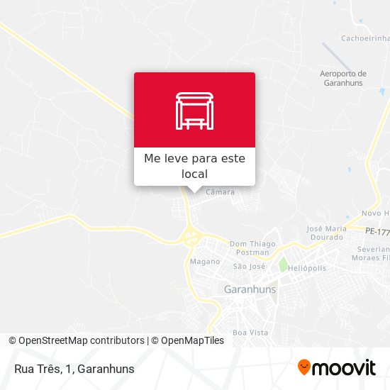 Rua Três, 1 mapa