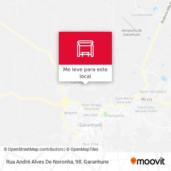 Rua André Alves De Noronha, 98 mapa