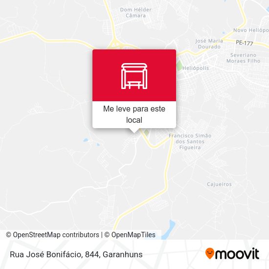 Rua José Bonifácio, 844 mapa