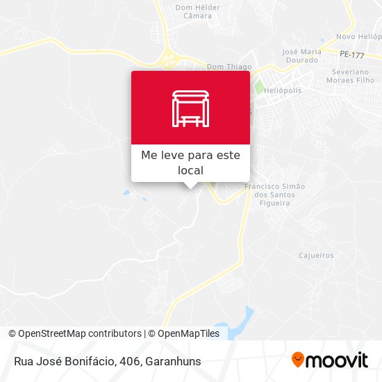 Rua José Bonifácio, 406 mapa