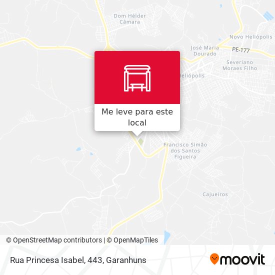 Rua Princesa Isabel, 443 mapa