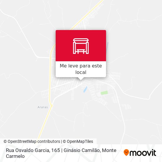 Rua Osvaldo Garcia, 165 | Ginásio Camilão mapa