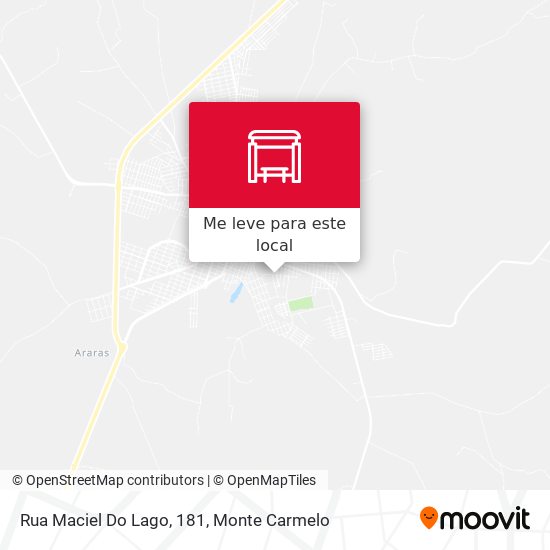 Rua Maciel Do Lago, 181 mapa
