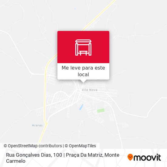 Rua Gonçalves Dias, 100 | Praça Da Matriz mapa