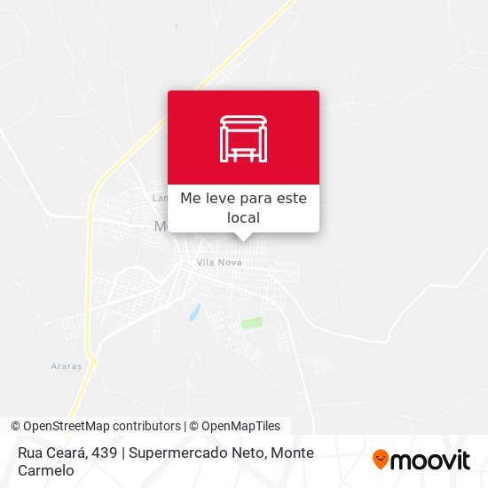 Rua Ceará, 439 | Supermercado Neto mapa