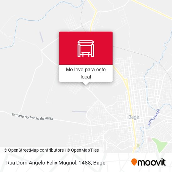 Rua Dom Ângelo Félix Mugnol, 1488 mapa