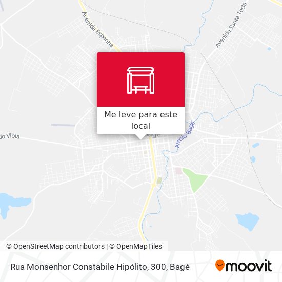 Rua Monsenhor Constabile Hipólito, 300 mapa