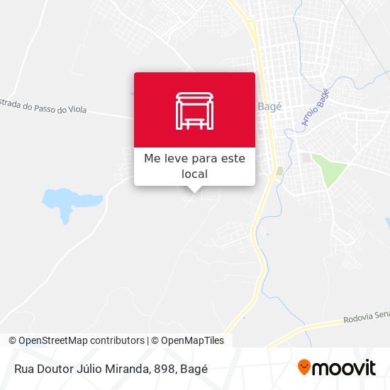 Rua Doutor Júlio Miranda, 898 mapa