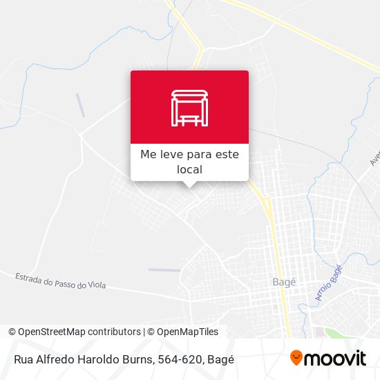 Rua Alfredo Haroldo Burns, 564-620 mapa