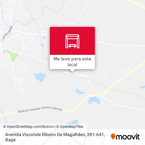 Avenida Visconde Ribeiro De Magalhães, 381-641 mapa