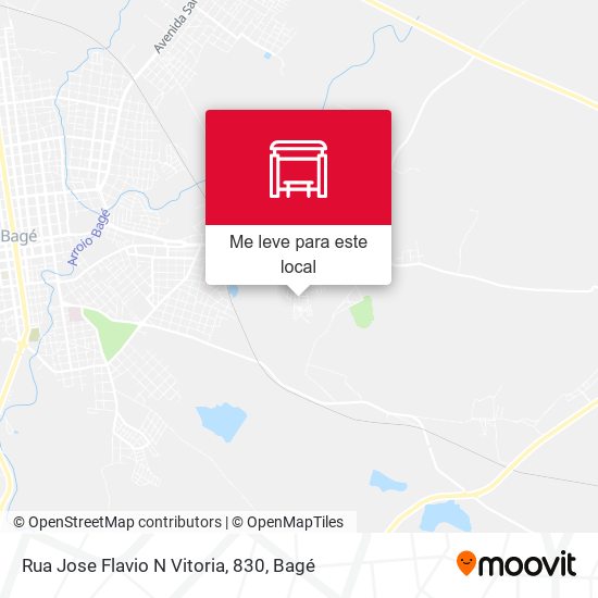Rua Jose Flavio N Vitoria, 830 mapa