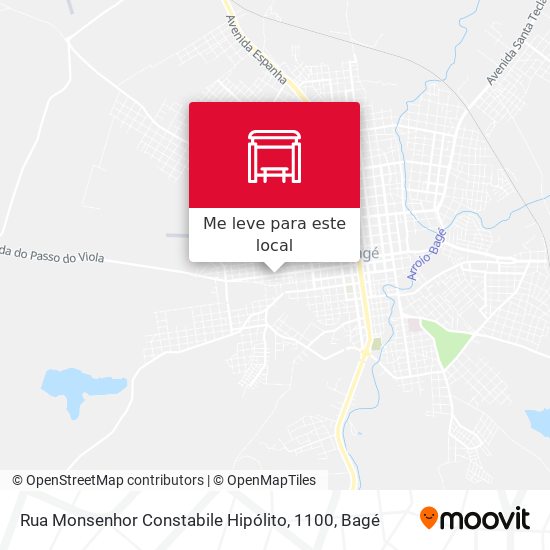 Rua Monsenhor Constabile Hipólito, 1100 mapa