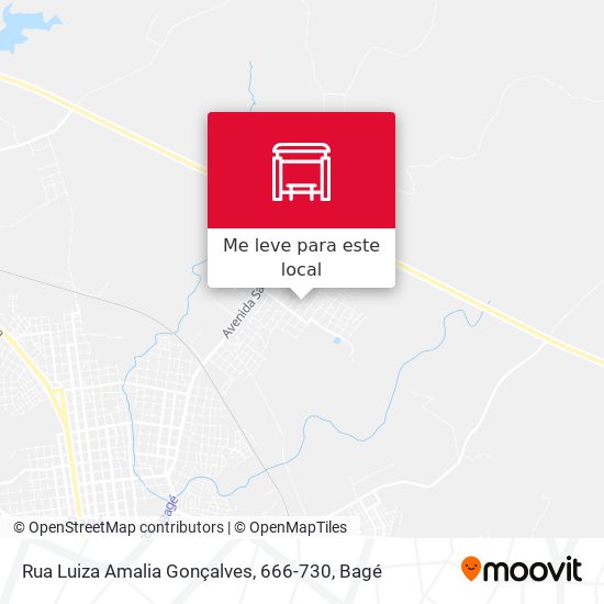 Rua Luiza Amalia Gonçalves, 666-730 mapa