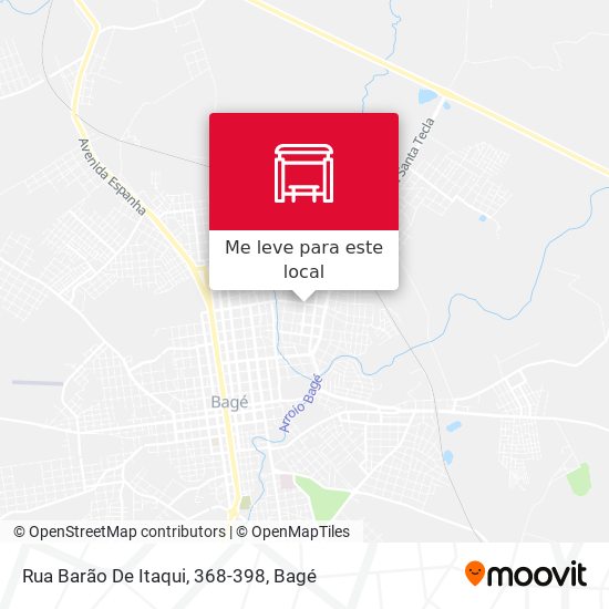 Rua Barão De Itaqui, 368-398 mapa