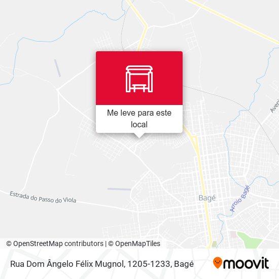 Rua Dom Ângelo Félix Mugnol, 1205-1233 mapa