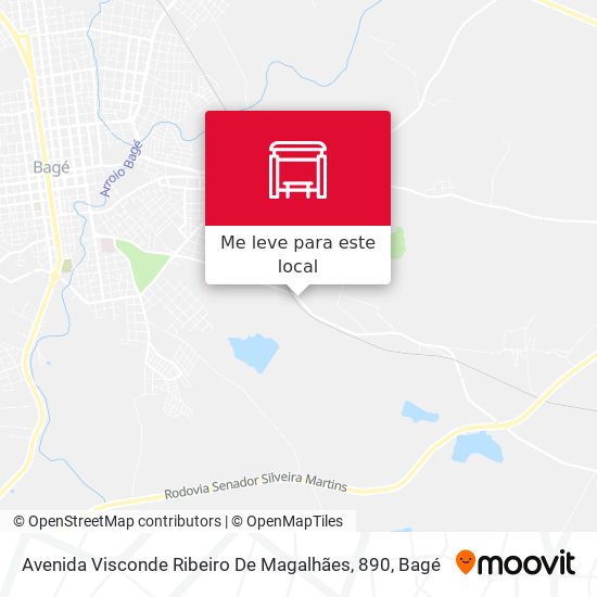 Avenida Visconde Ribeiro De Magalhães, 890 mapa