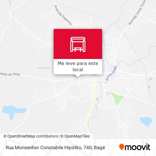 Rua Monsenhor Constabile Hipólito, 740 mapa