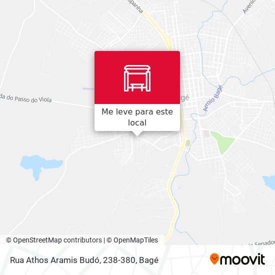 Rua Athos Aramis Budó, 238-380 mapa