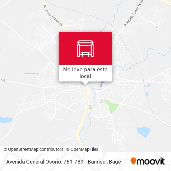 Avenida General Osório, 761-789 - Banrisul mapa