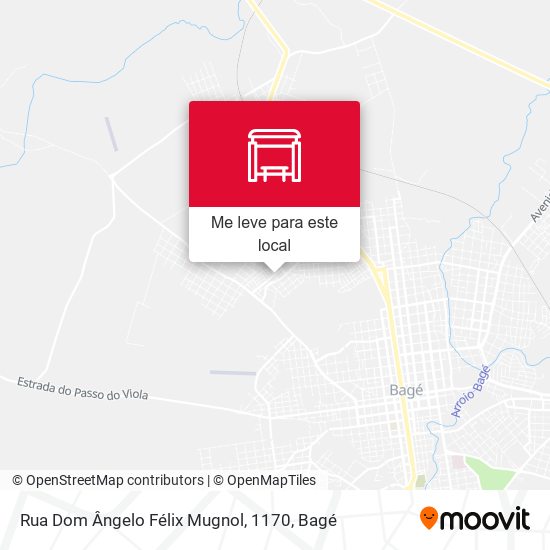 Rua Dom Ângelo Félix Mugnol, 1170 mapa