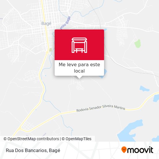 Rua Dos Bancarios mapa