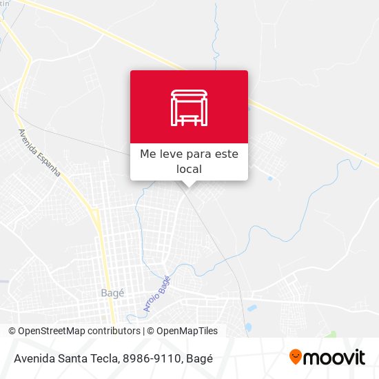 Avenida Santa Tecla, 8986-9110 mapa