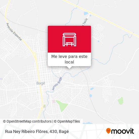Rua Ney Ribeiro Flôres, 430 mapa