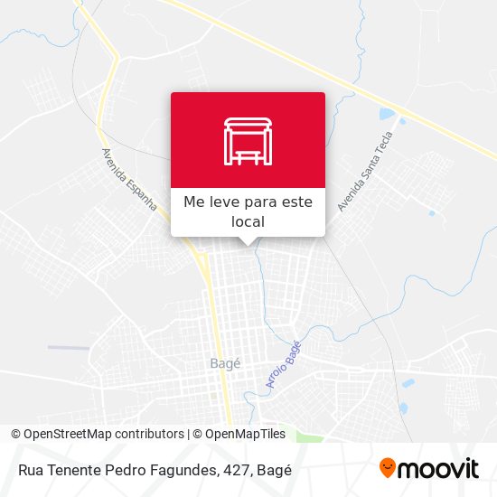 Rua Tenente Pedro Fagundes, 427 mapa