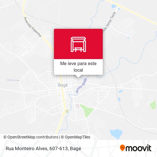 Rua Monteiro Alves, 607-613 mapa