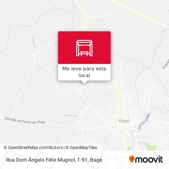 Rua Dom Ângelo Félix Mugnol, 1-91 mapa