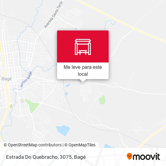Estrada Do Quebracho, 3075 mapa