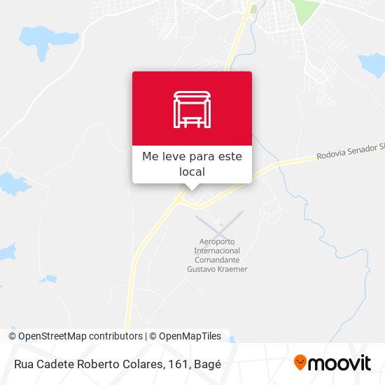 Rua Cadete Roberto Colares, 161 mapa