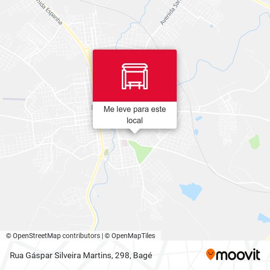 Rua Gáspar Silveira Martins, 298 mapa