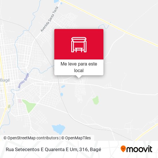 Rua Setecentos E Quarenta E Um, 316 mapa