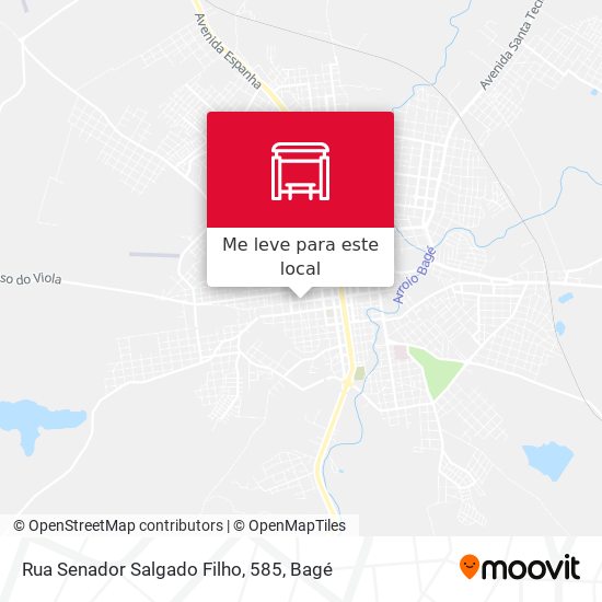 Rua Senador Salgado Filho, 585 mapa