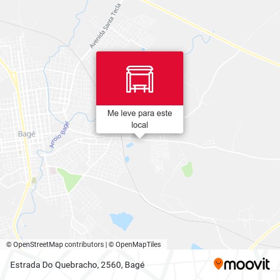 Estrada Do Quebracho, 2560 mapa