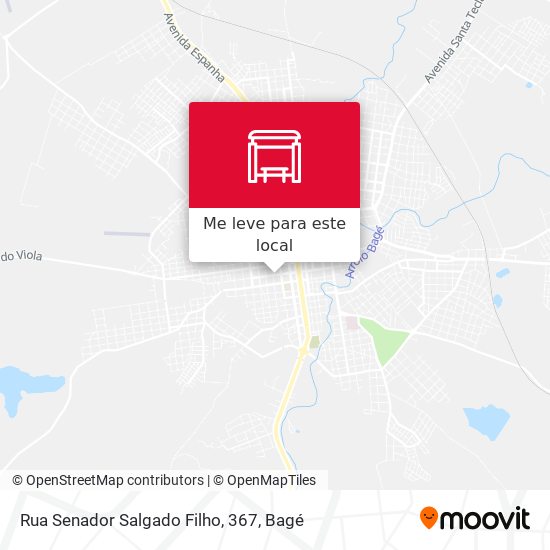 Rua Senador Salgado Filho, 367 mapa