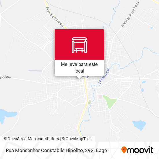 Rua Monsenhor Constábile Hipólito, 292 mapa