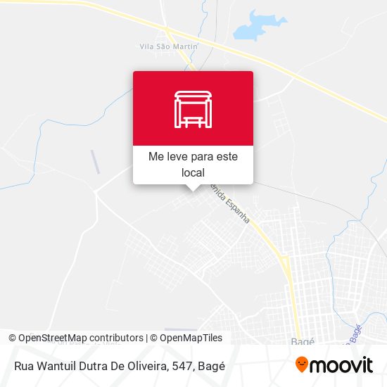 Rua Wantuil Dutra De Oliveira, 547 mapa