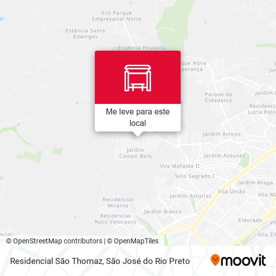 Residencial São Thomaz mapa