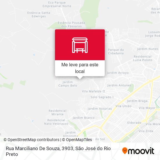 Rua Marciliano De Souza, 3903 mapa