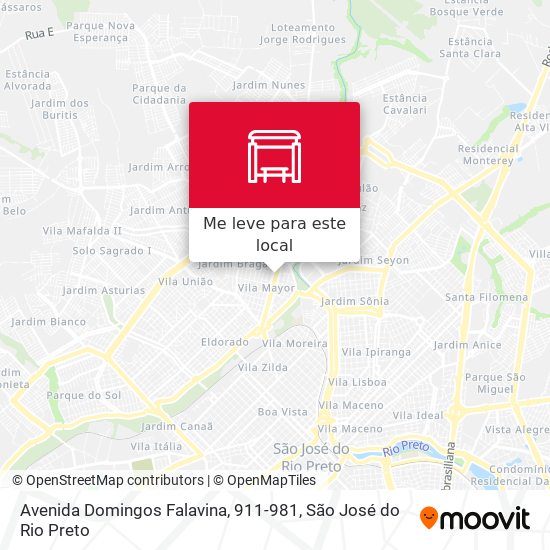 Avenida Domingos Falavina, 911-981 mapa