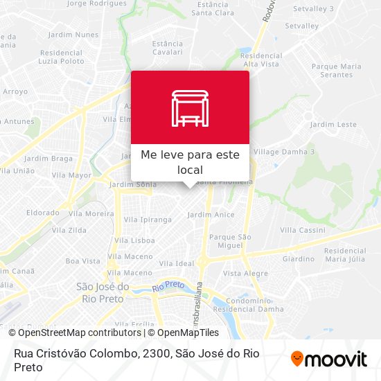 Rua Cristóvão Colombo, 2300 mapa