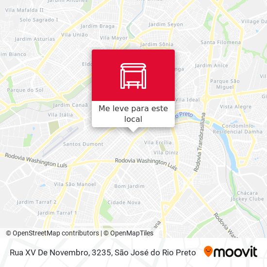 Rua XV De Novembro, 3235 mapa
