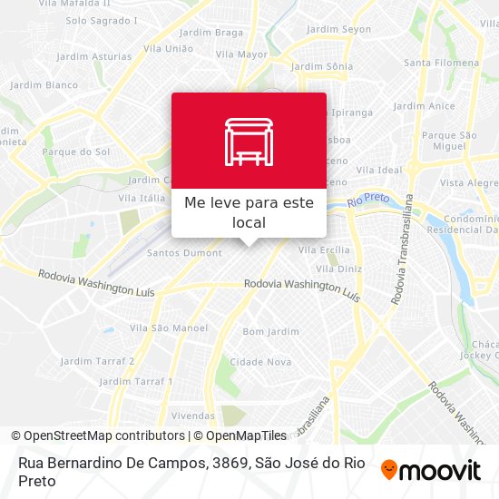 Rua Bernardino De Campos, 3869 mapa