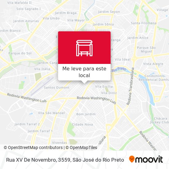 Rua XV De Novembro, 3559 mapa