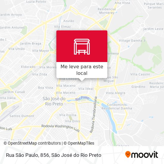 Rua São Paulo, 856 mapa