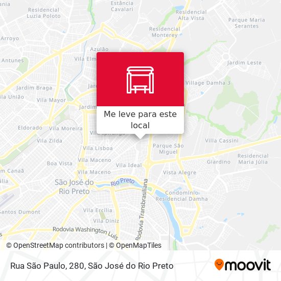 Rua São Paulo, 280 mapa