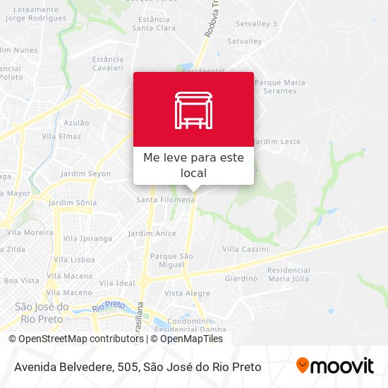Avenida Belvedere, 505 mapa