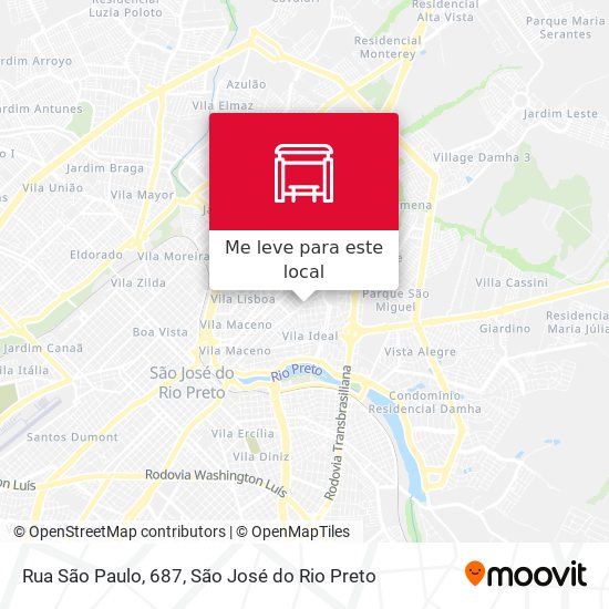 Rua São Paulo, 687 mapa